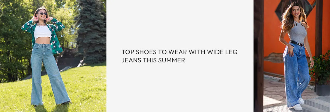 shoes to wear with wide leg jeans