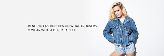 what trousers to wear with a denim jacket