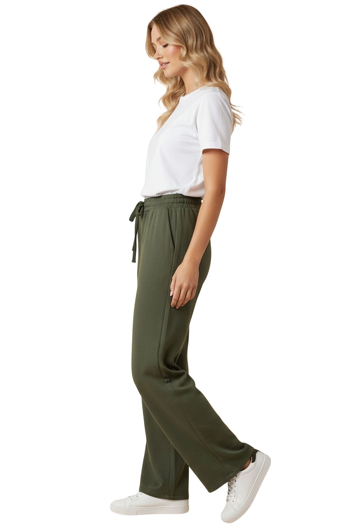 Plain Oversized Two Side Pockets Trousers