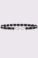 Metallic D Link Thin Belt