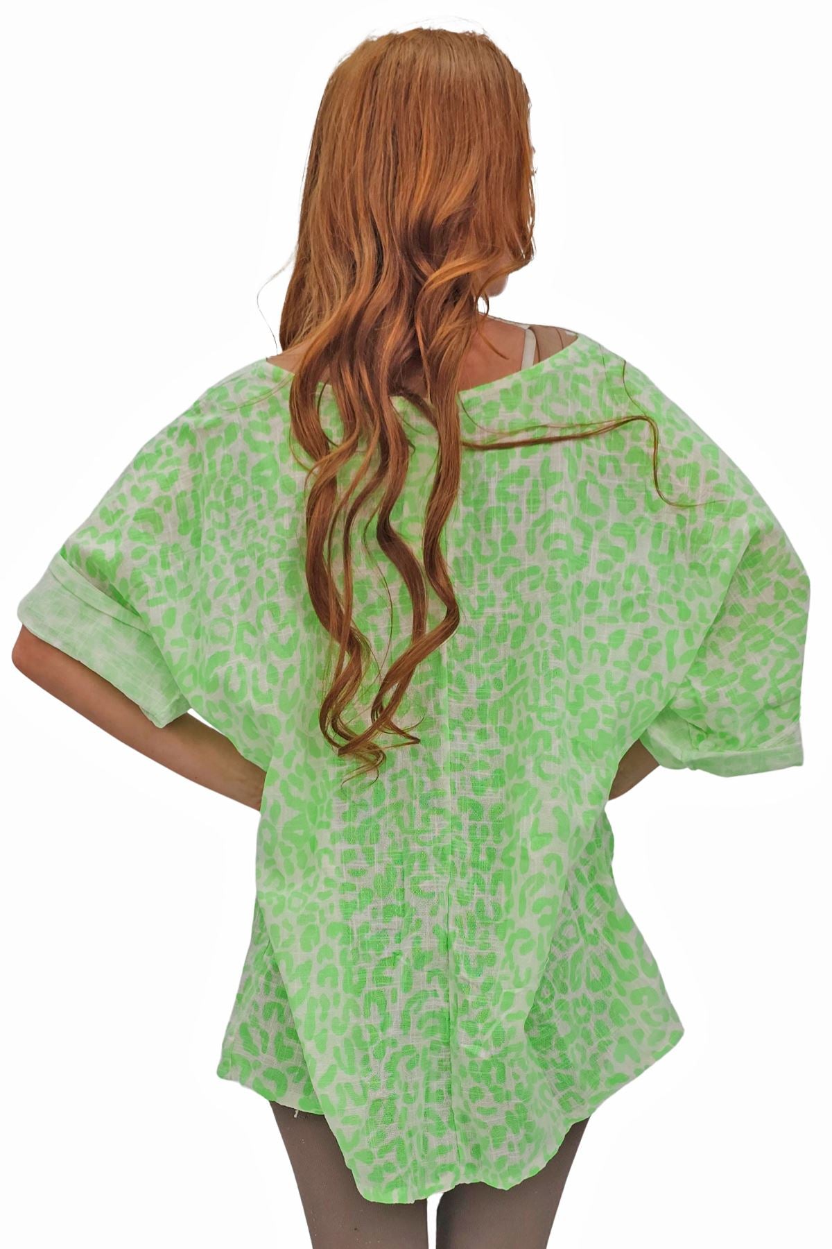 Leopard Print Tunic Cotton Top