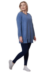 Split hem top