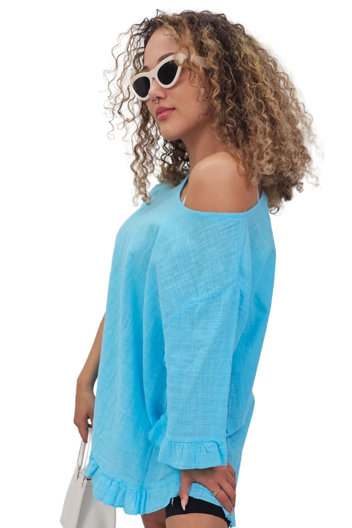 Plain Tunic Cotton Top