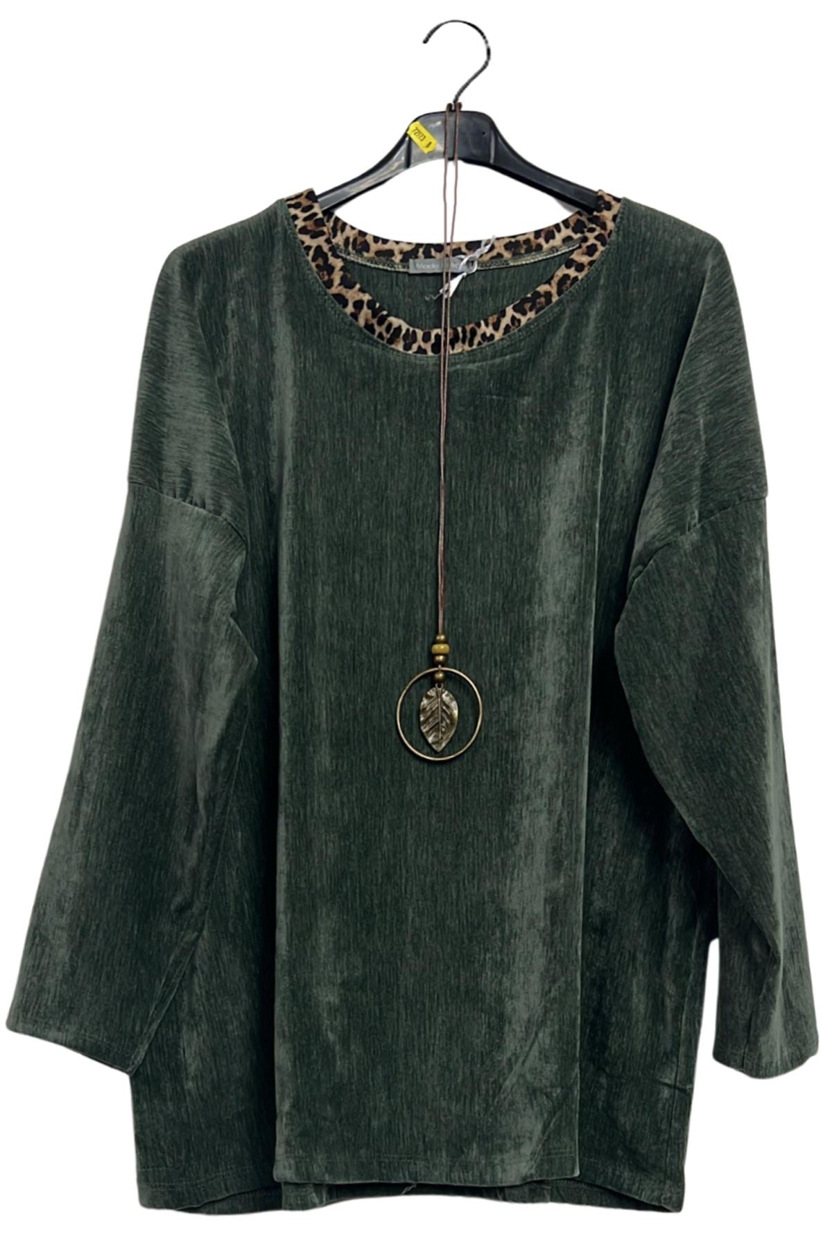 Plain Dropped Shoulders Tunic Top