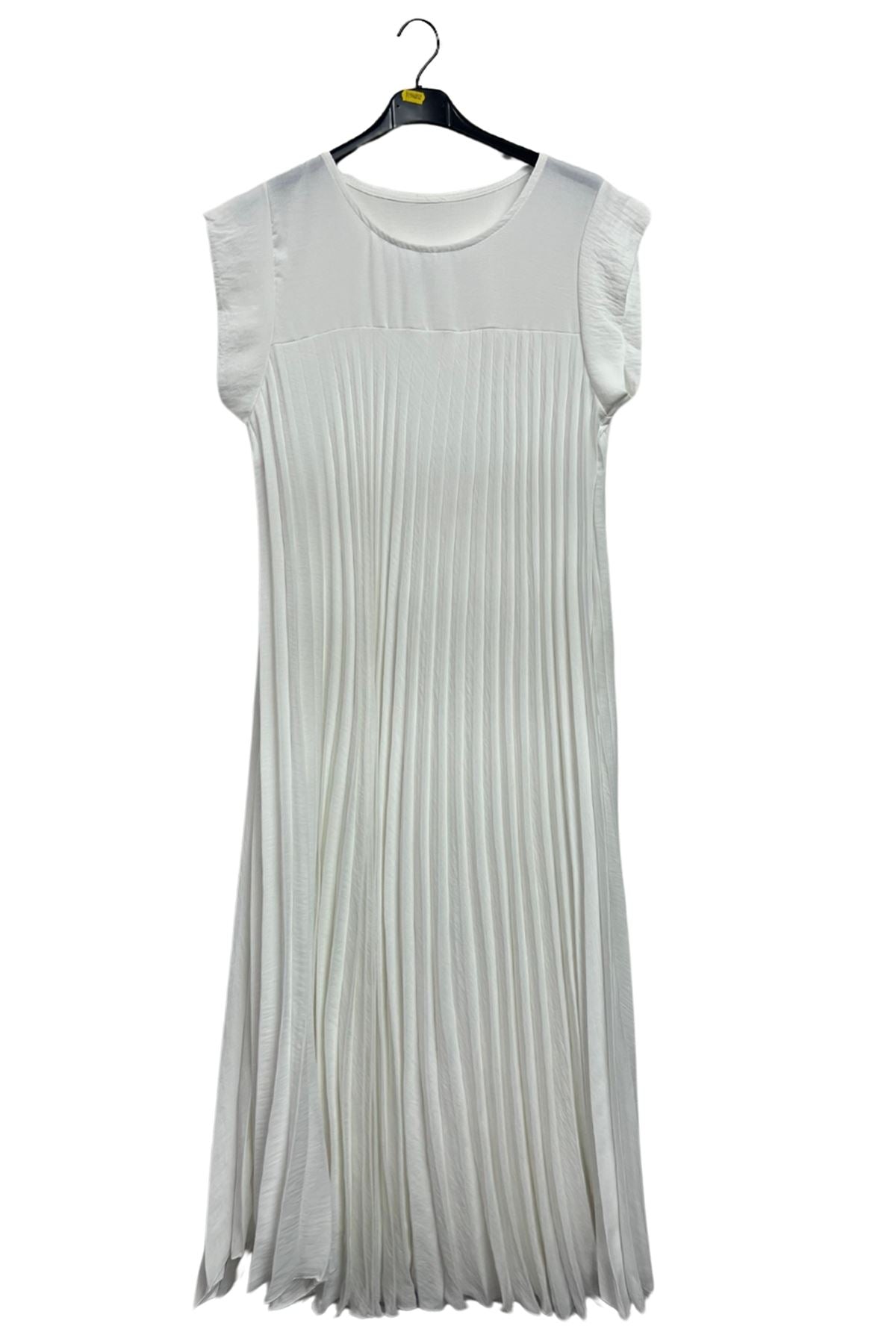 Plain Pleated Texture Dress