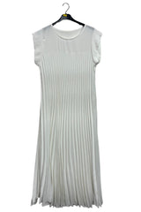 Plain Pleated Texture Dress
