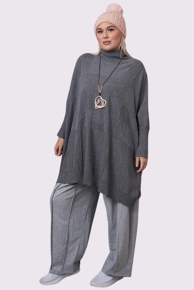 Plain Ribbed Hem Soft Feel Top