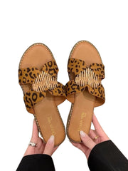 Buckle Heart comfortable Slipper