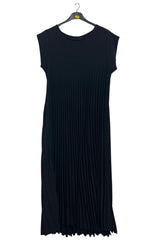 Plain Pleated Texture Dress