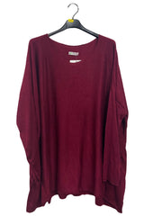 Plain Asymmetric Hem Top