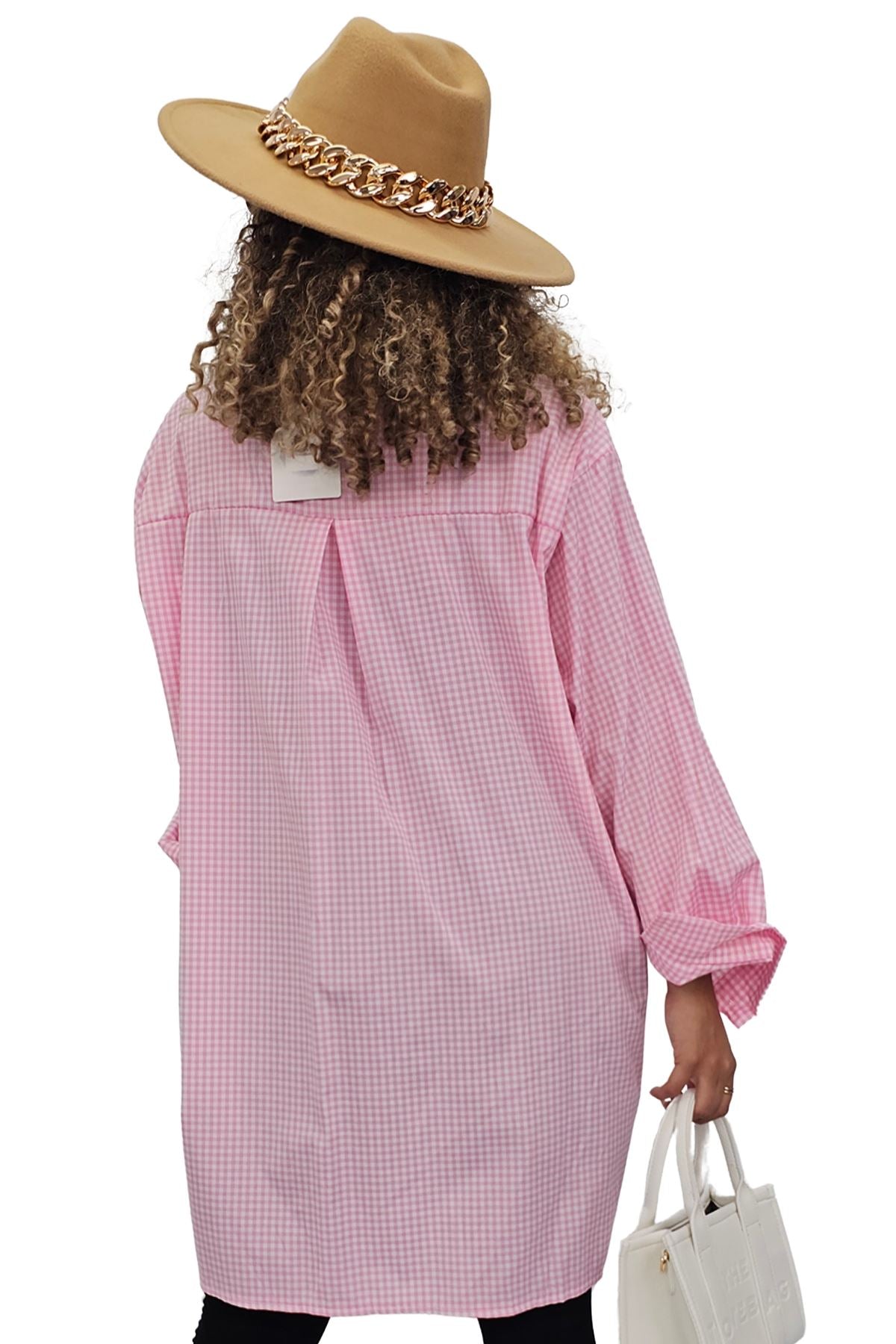 Stripe Rock Heart Star Sequin Motif Cotton Shirt