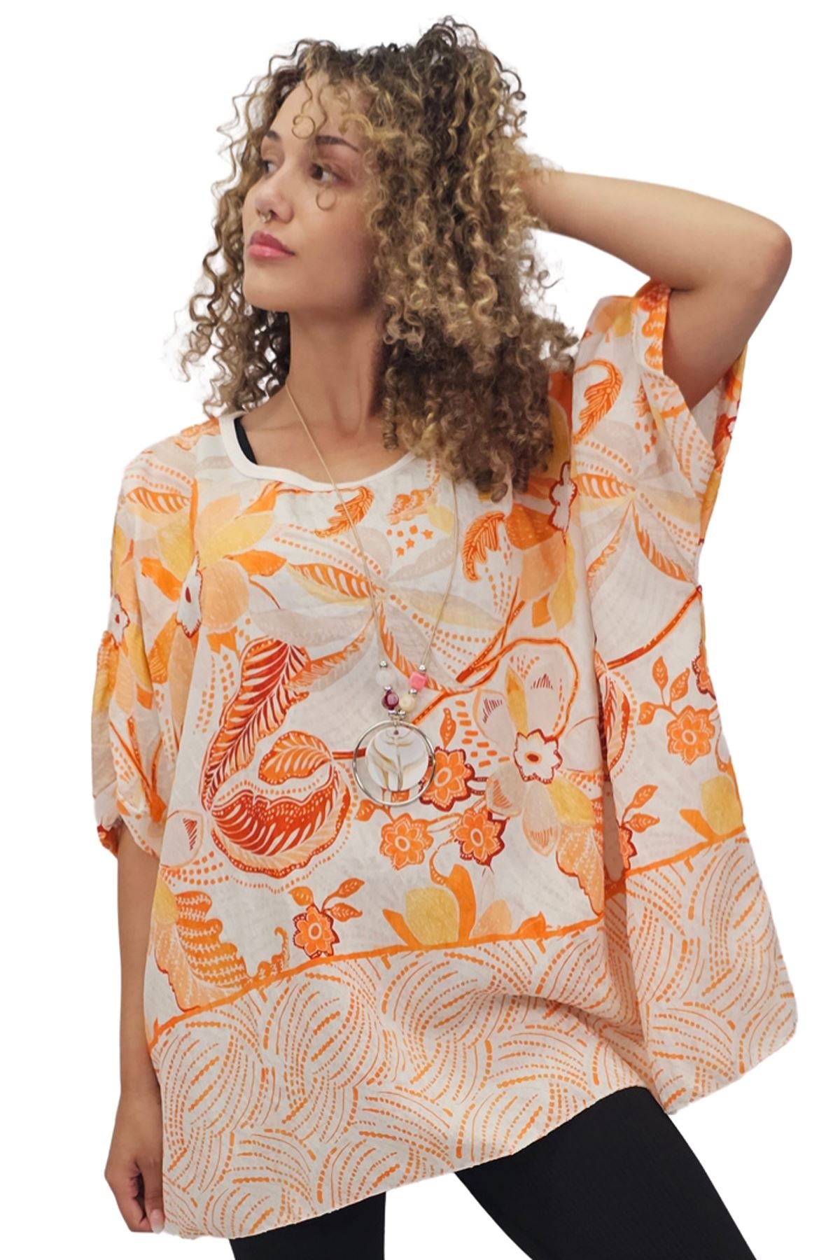 Floral Botanical-Inspired Aesthetic Style Necklace Top