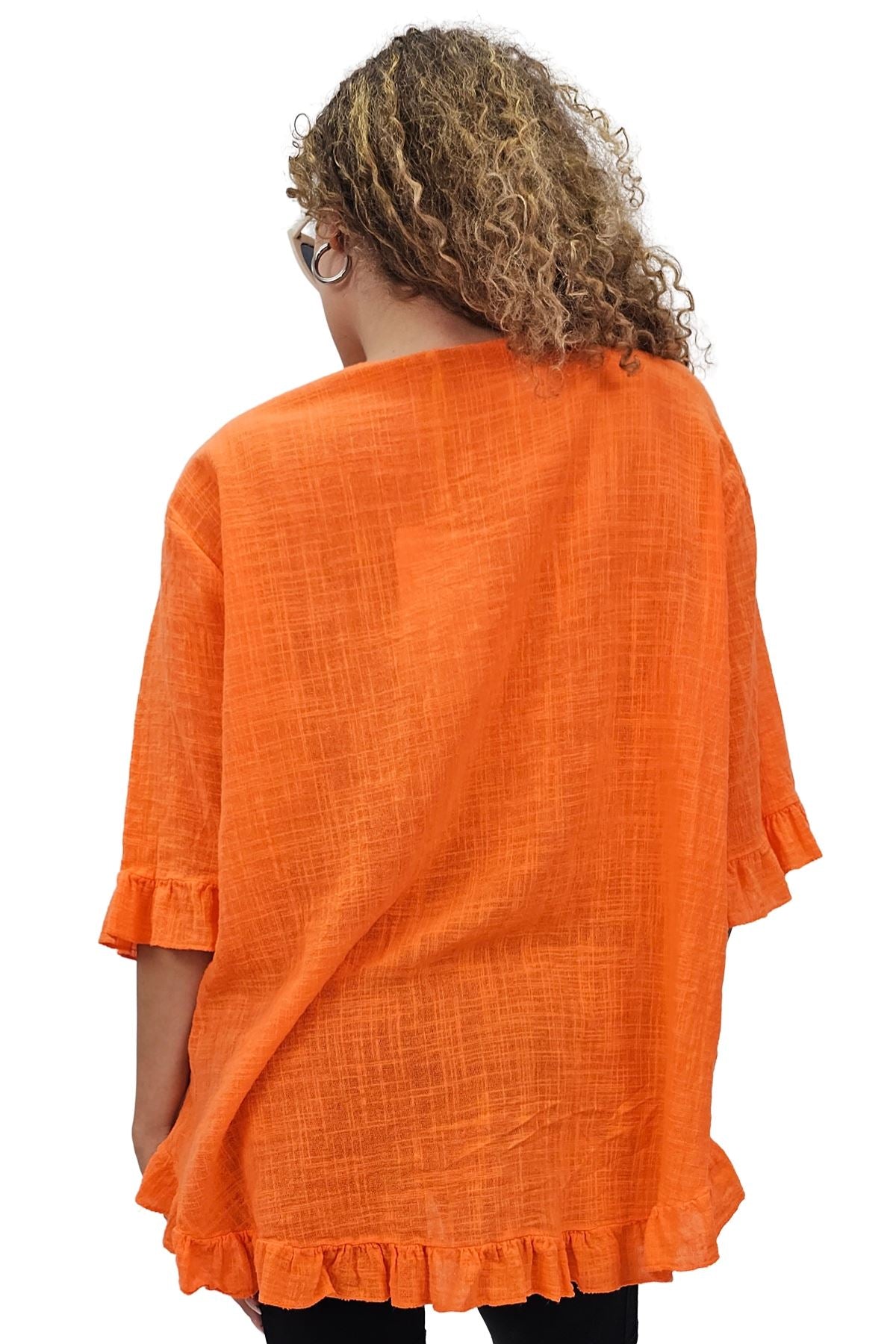 Plain Tunic Cotton Top