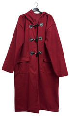 two flap pockets duffle coat wholesale