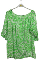 Subtle Textured Pattern Flared Sleeves Top