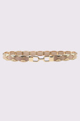 Metallic D Link Thin Belt