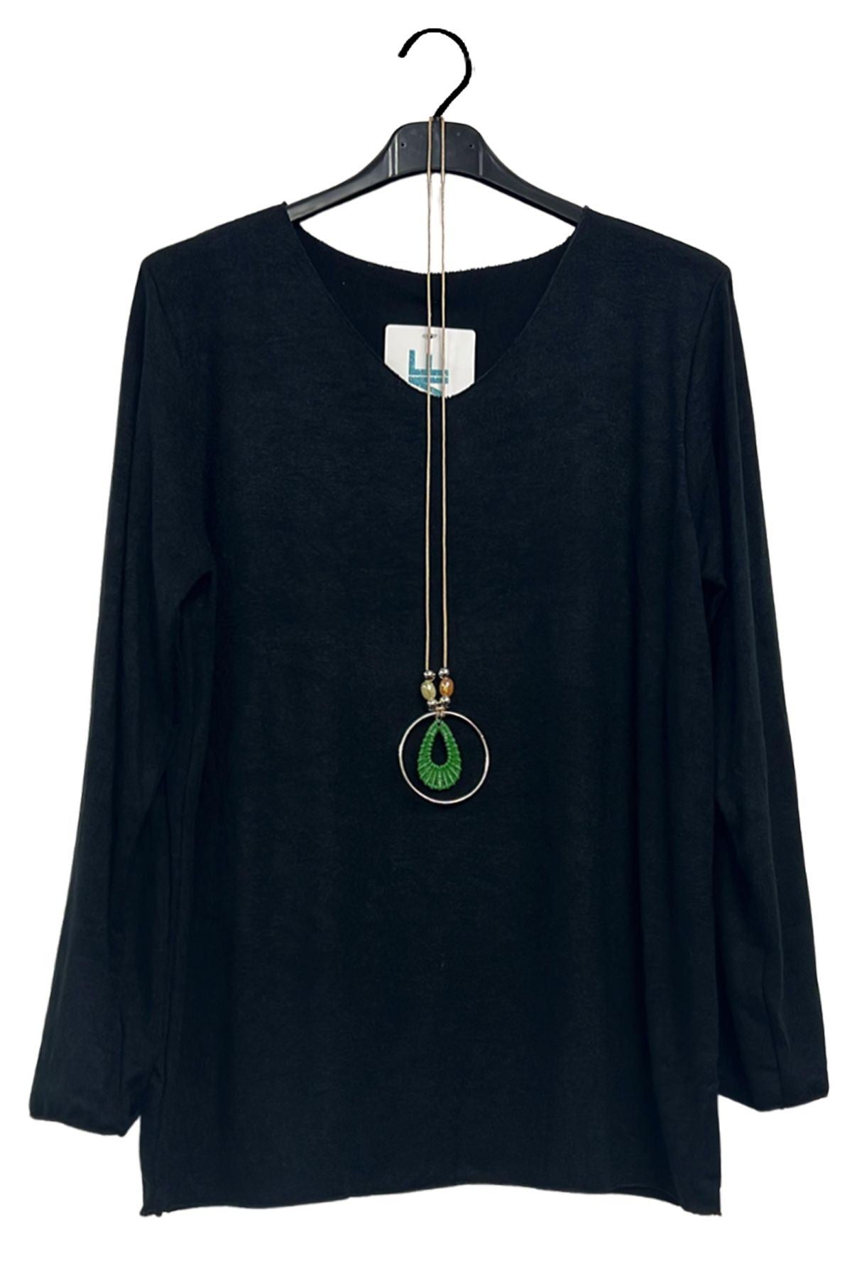 Plain Soft Knit Tunic Top