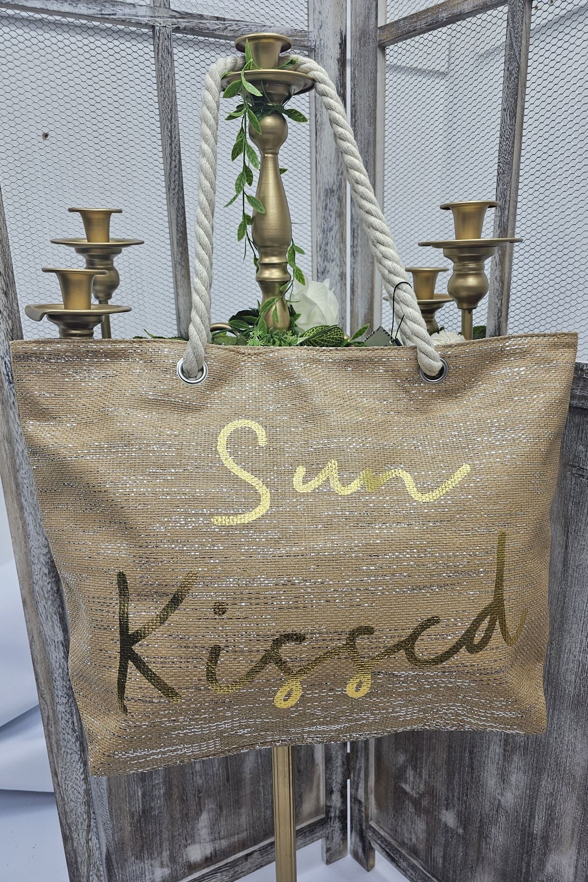Sum Kissed Pattern Shoulder Bag