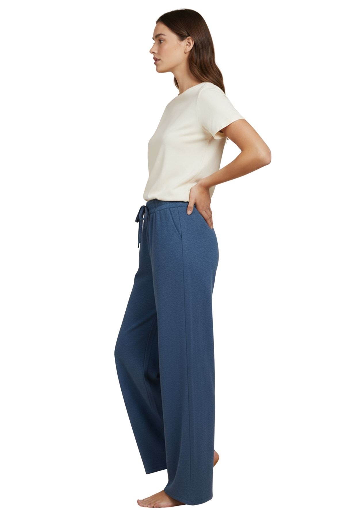 Plain Oversized Two Side Pockets Trousers