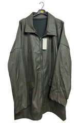 Plain Front Zip Closure Jacket