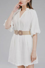 Sparkly Double Buckle Elasticated Belt