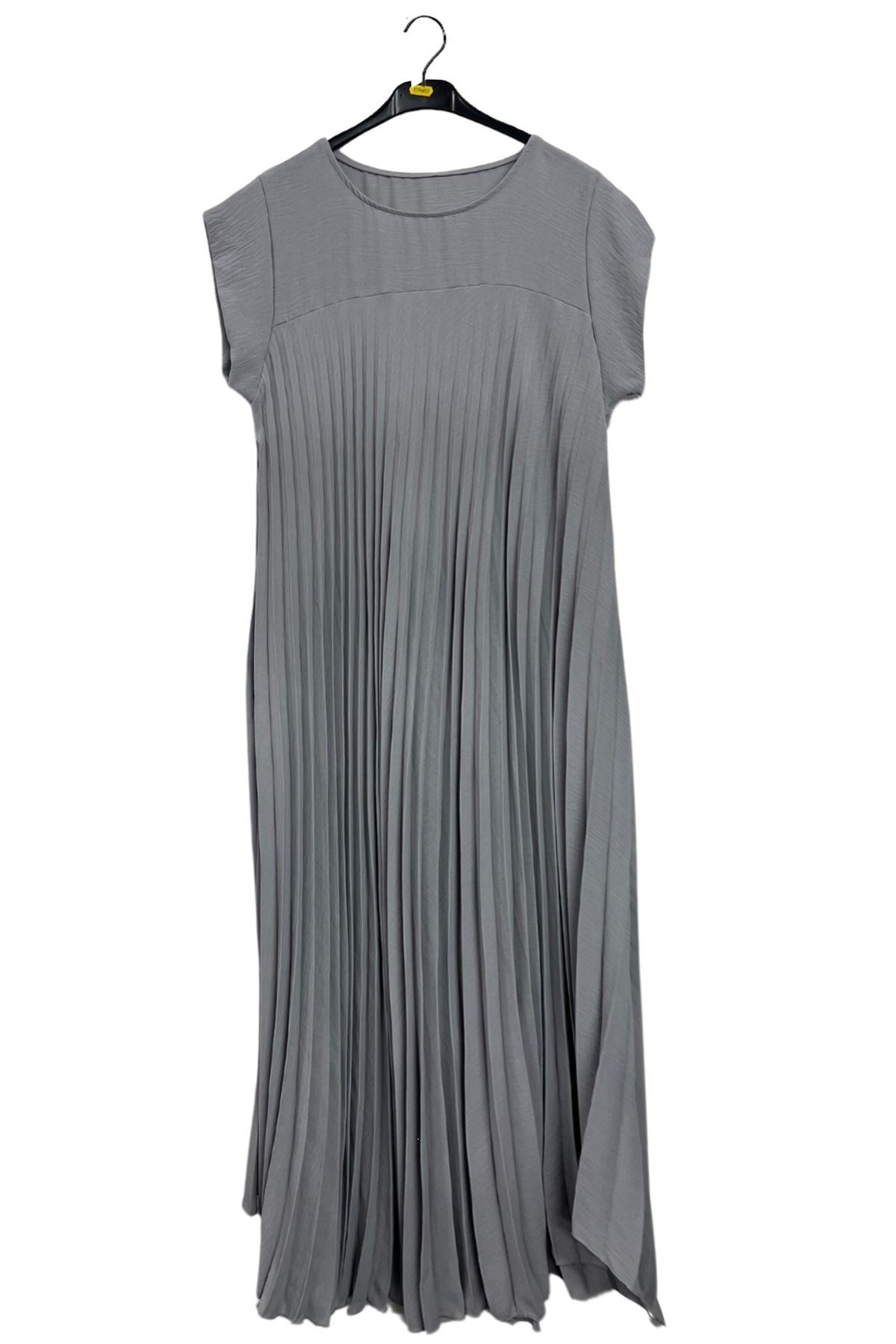 Plain Pleated Texture Dress