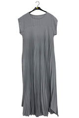 Plain Pleated Texture Dress
