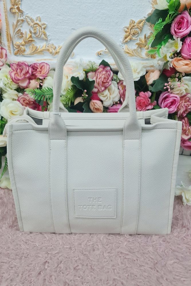 Two Handle Tote Shoulder Bag