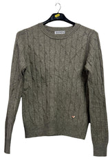 soft feel ribbed hem jumper