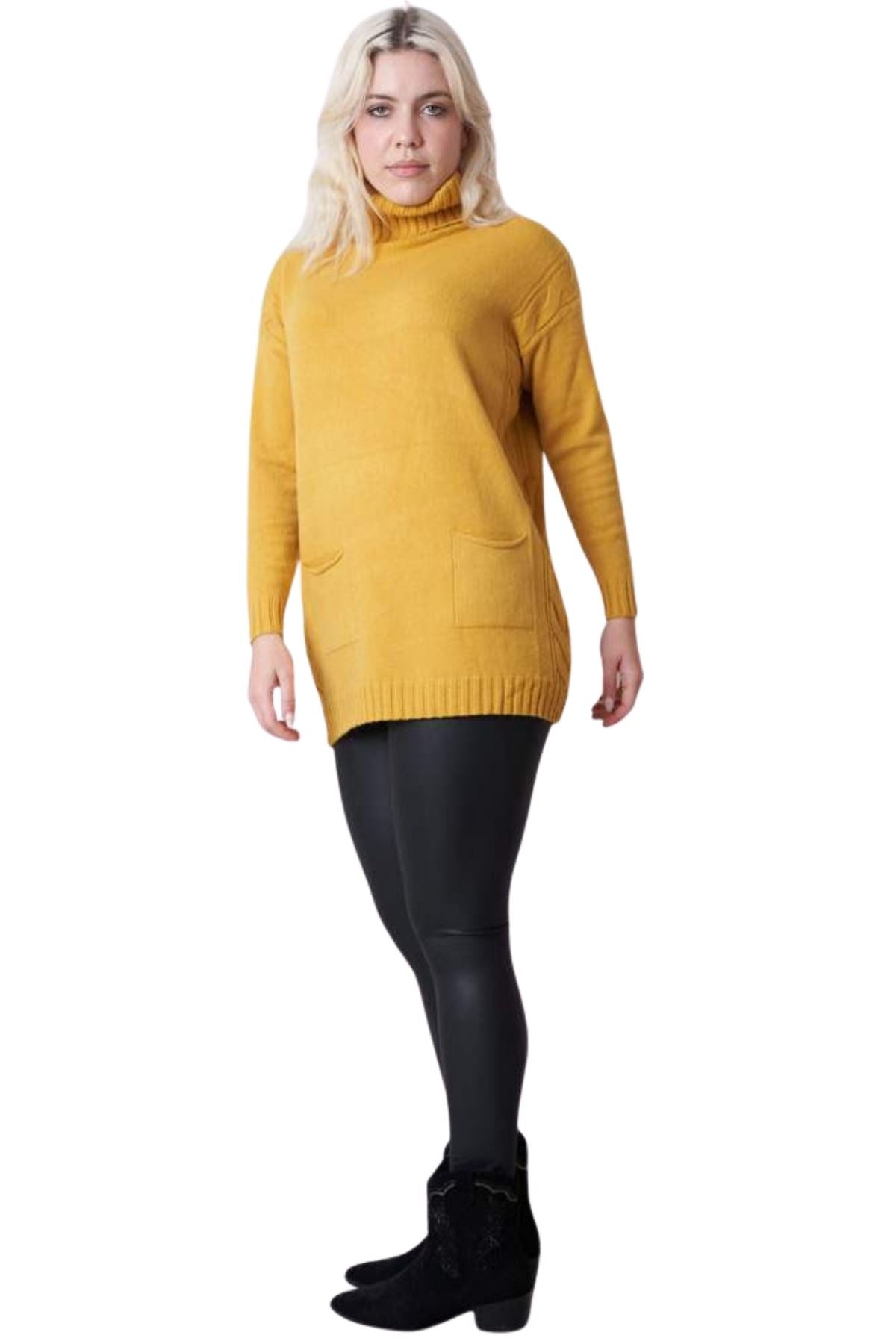 Plain Ribbed Pocket Soft Feel Top
