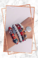 Love Wings Multi Beaded Bracelet