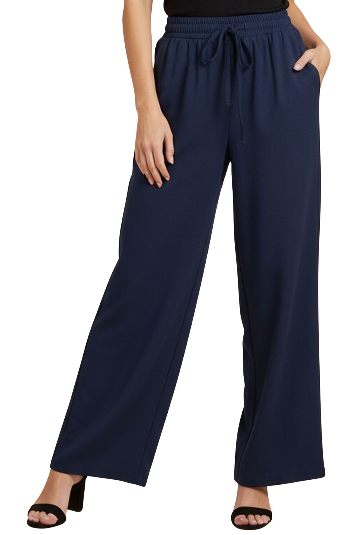 Plain Oversized Two Side Pockets Trousers