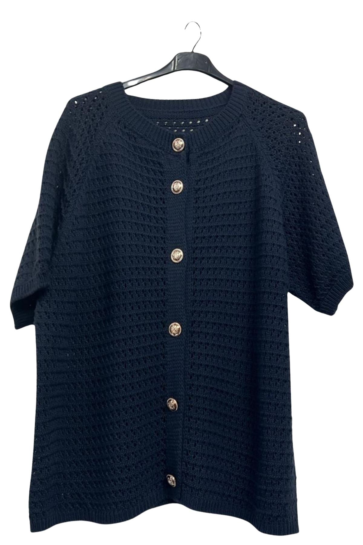 wholesale women’s eyelet cardigan
