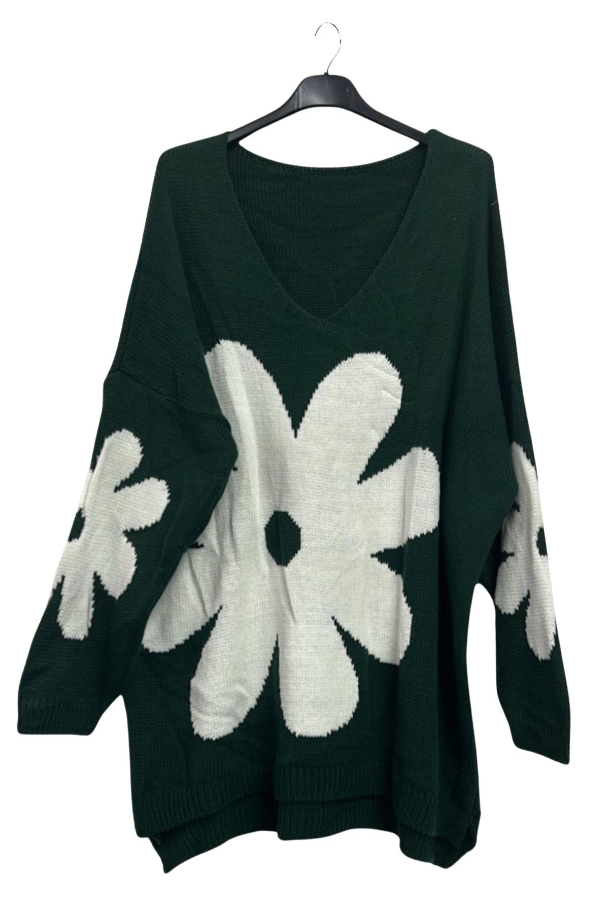 daisy flower pattern jumper bulk