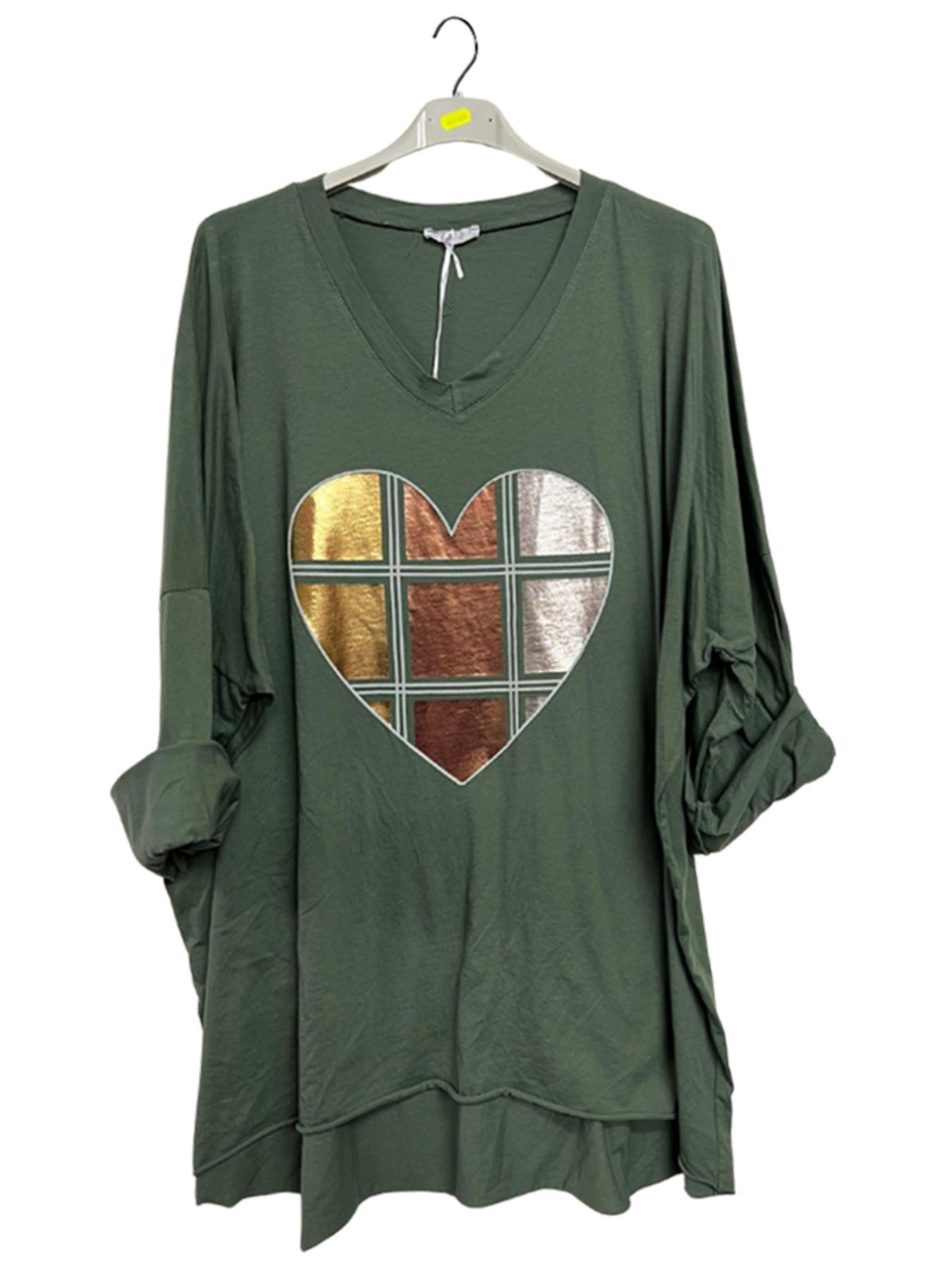 Heart Print Cotton Top
