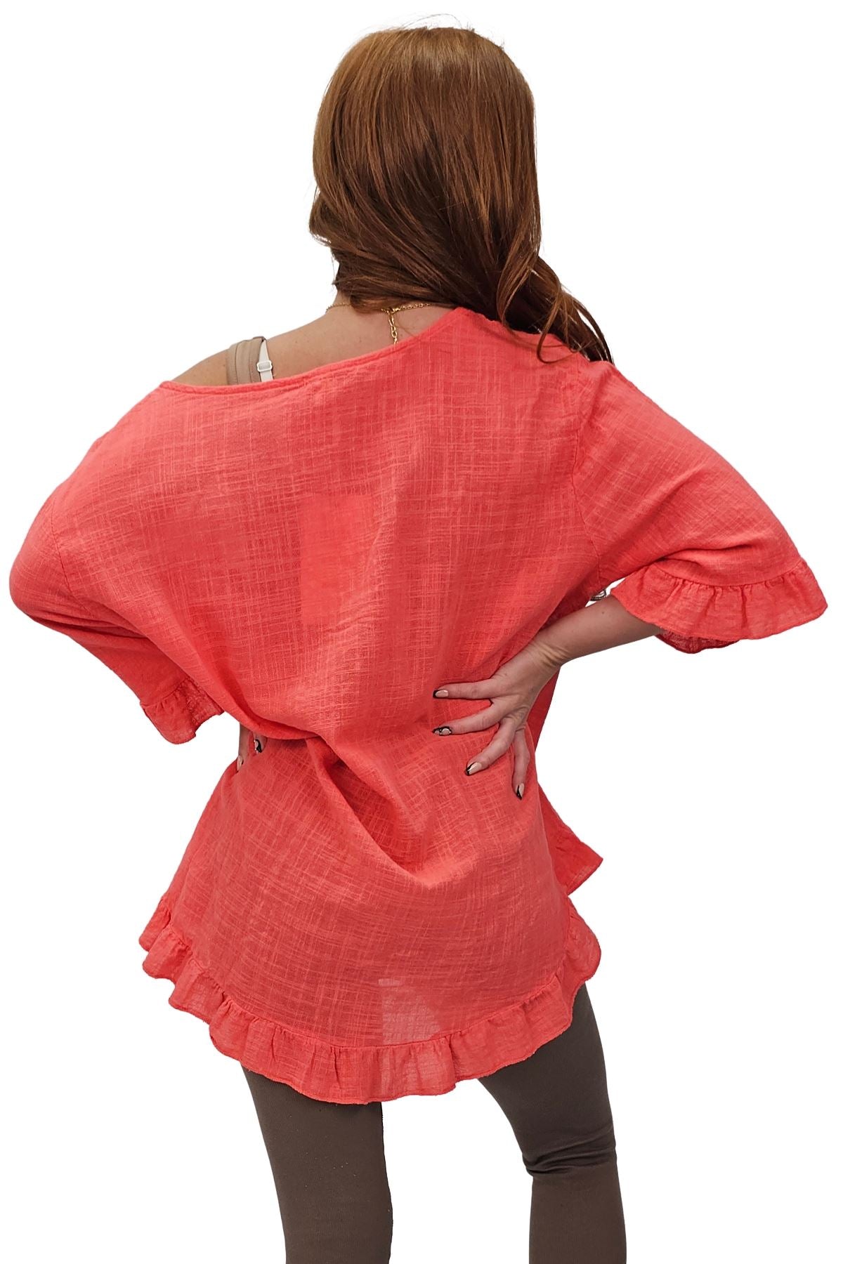Plain Tunic Cotton Top
