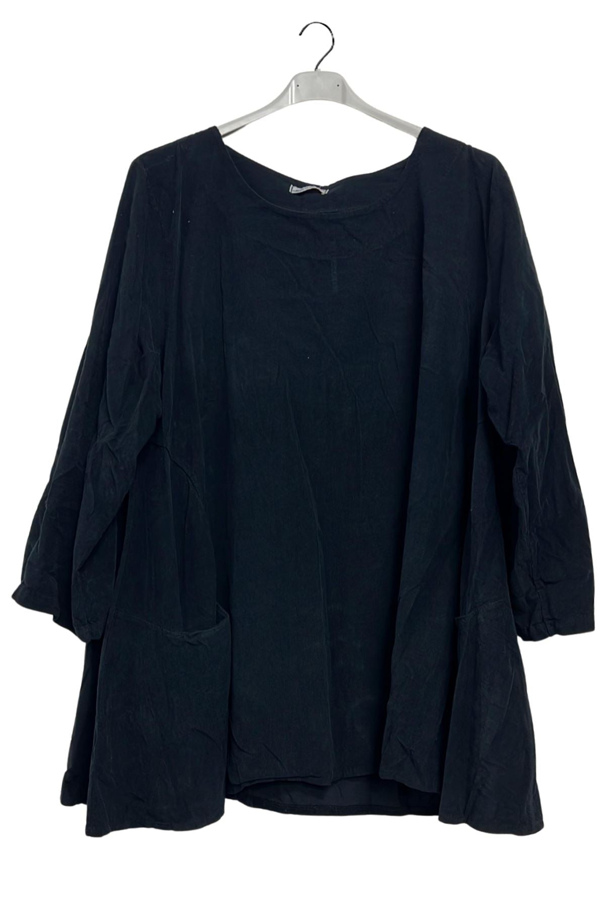 Plain Two Side Pockets Cotton Top