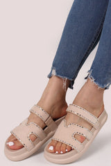 Cut Out Double Strap Slider