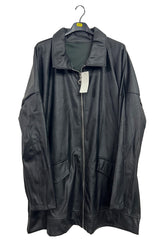 Plain Front Zip Closure Jacket