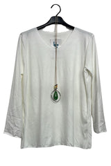 Plain Soft Knit Tunic Top