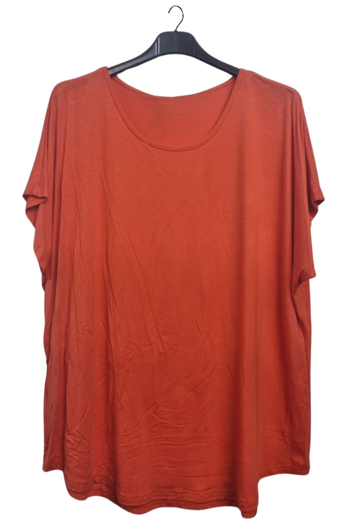 Plain Short Sleeve Top