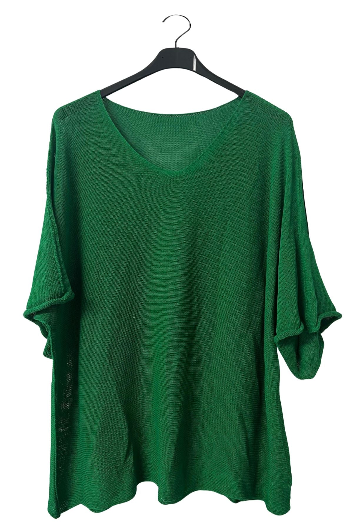 Plain Fine-Knit Texture Cotton Top