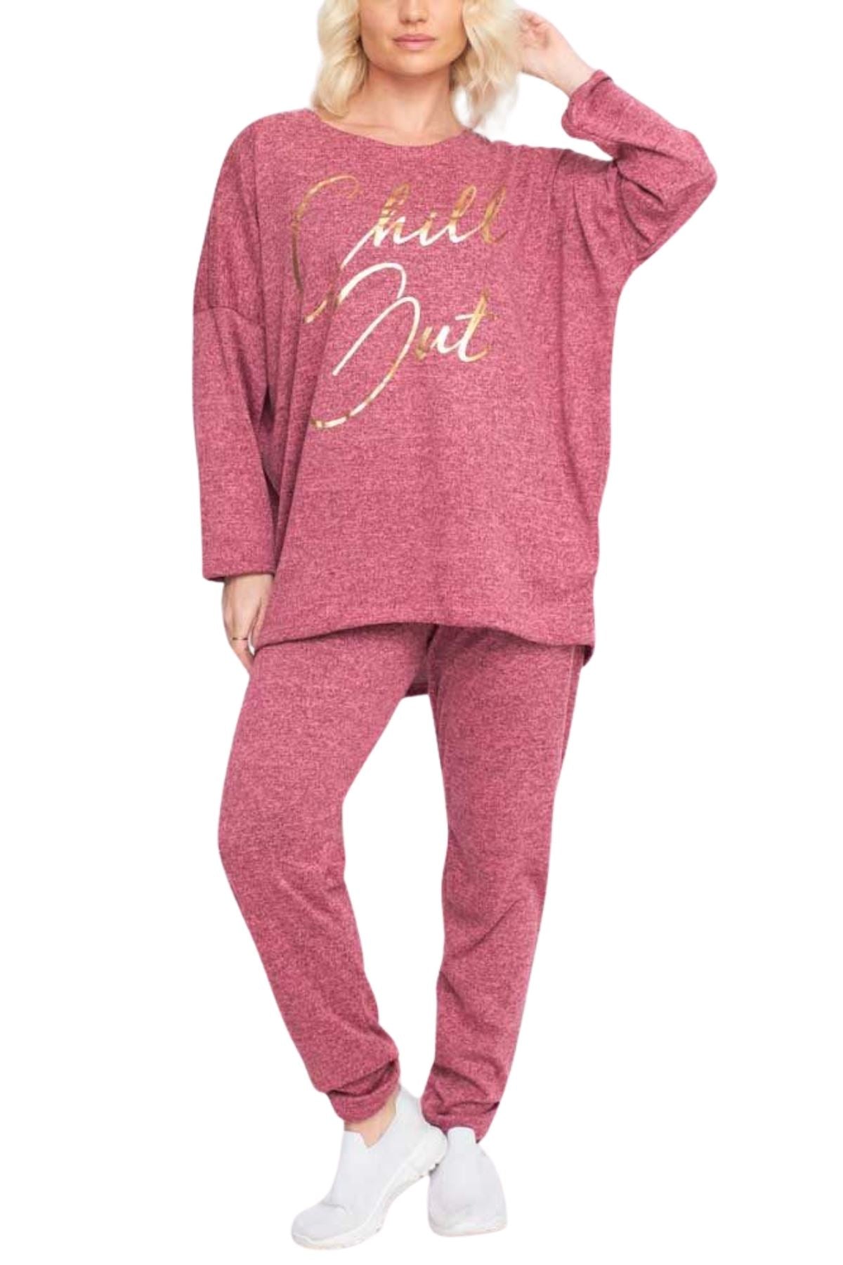 Italian Chill Out Gold Foil Logo Loungewear