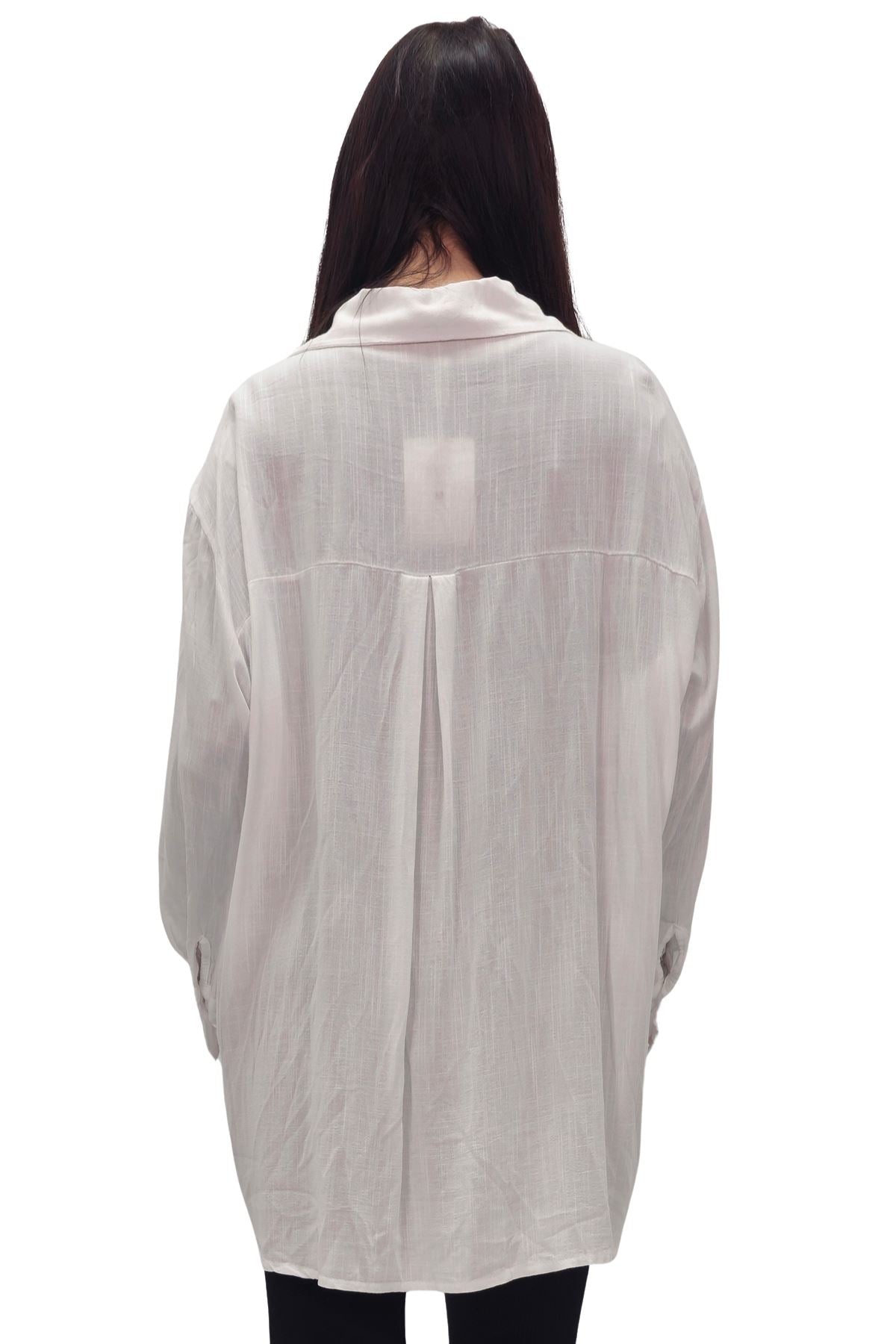 Plain Button-Down Front Shirt