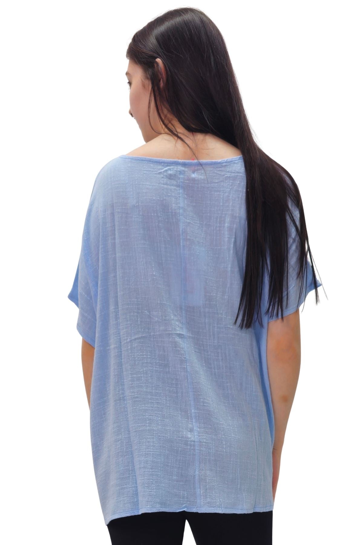 As Free As Air Print Cotton Top