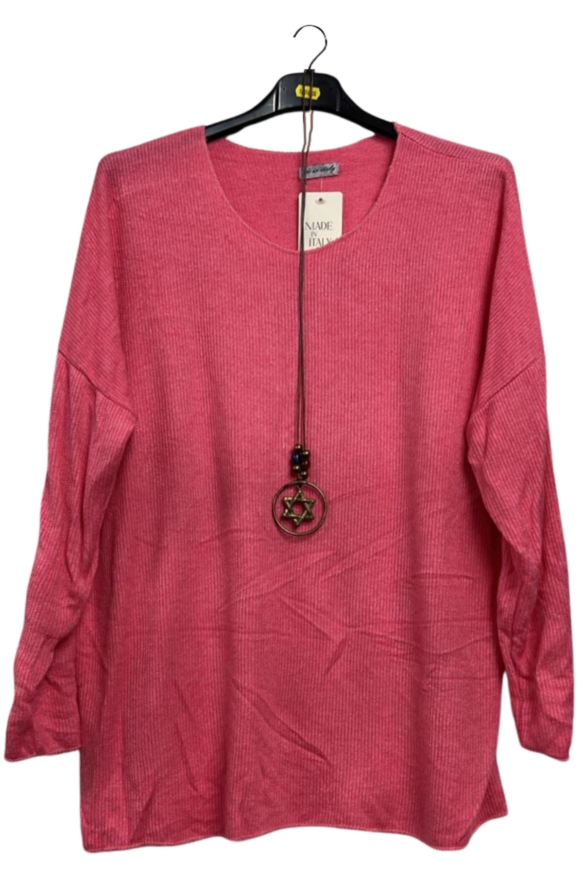 bulk plain soft knit drop shoulder top