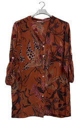 front pocket floral shirt bulk
