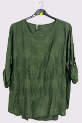 Mandala Style Oversized Diphem Top