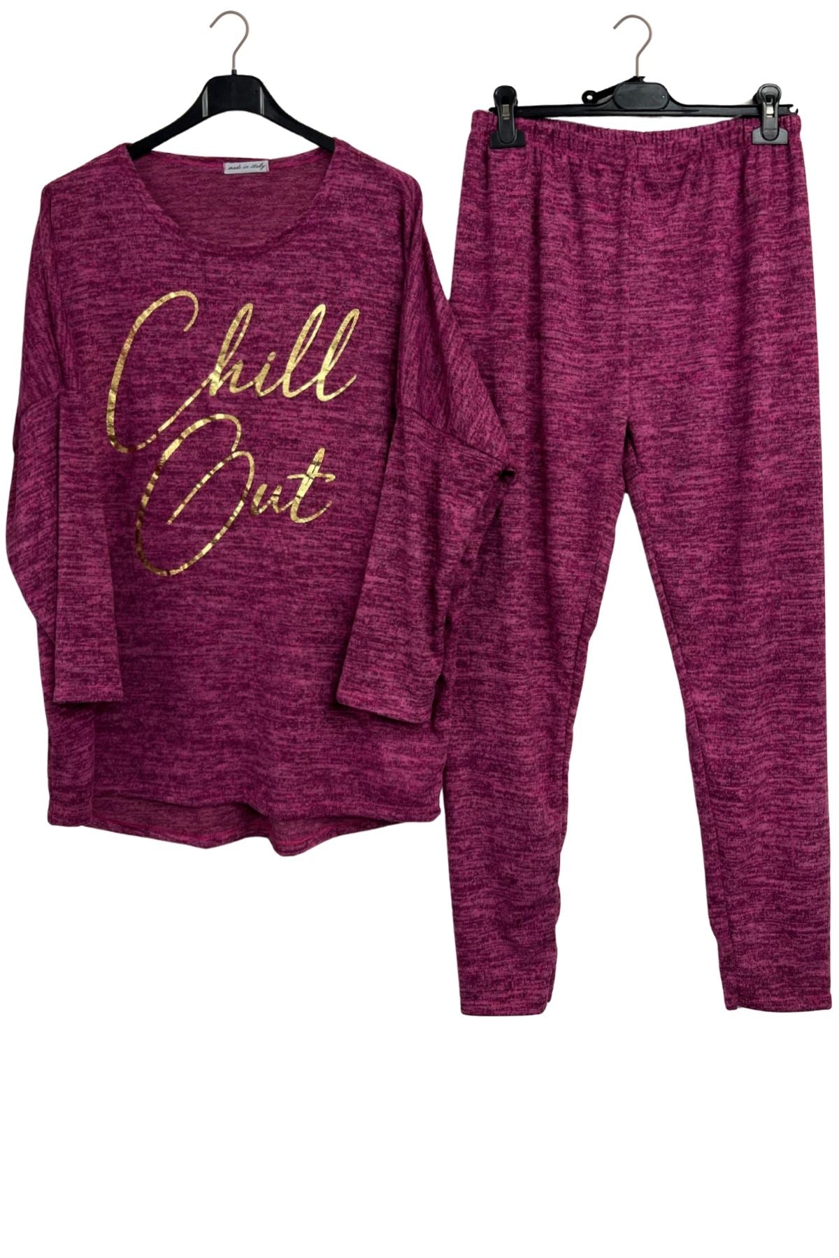 Italian Chill Out Gold Foil Logo Loungewear