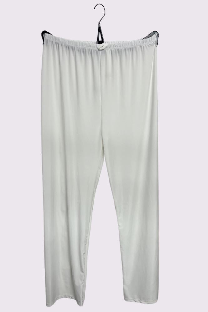 Plain Drawstring Waistband Trousers